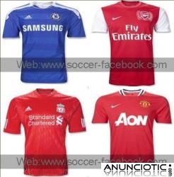 Ventas 11/12 Real Madrid, Barcelona camiseta de f&uml;&sup2;tbol