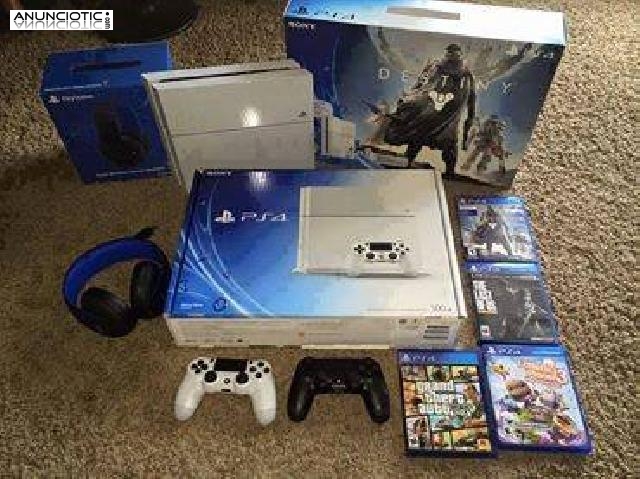 venta Sony PS4 console con 4 m&aacute;s Juegos �130euros