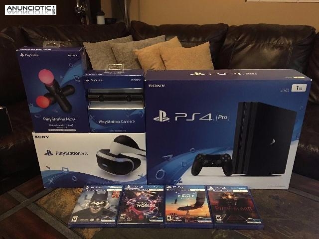 en venta PlayStation VR / PS4 Pro 1TB console con 4 mas juegos �150 Pascua 