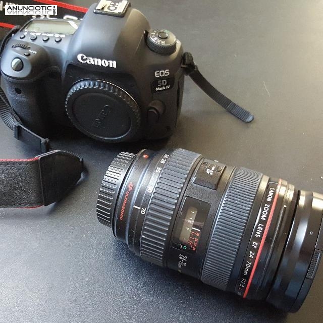 venta canon EOS 5D Mark IV con 24-70mm lens �1800euros