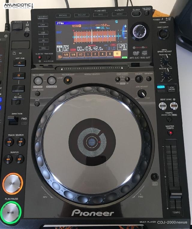 Pioneer DDJ-SX  DJ  s&oacute;lo 400 euros / Pioneer CDJ 2000 Nexus por 700Euro