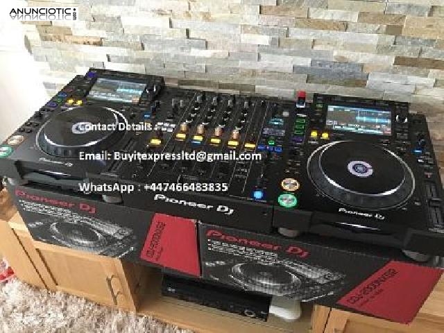 2 x PIONEER CDJ-2000NXS2  y 1 x DJM-900NXS2 DJ Mixer costó sólo $3000USD