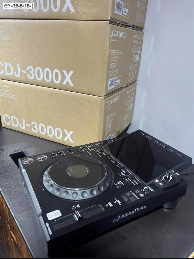 AlphaTheta CDJ-3000X, Pioneer CDJ-3000, Pioneer DJM-A9, Pioneer DJM-V10