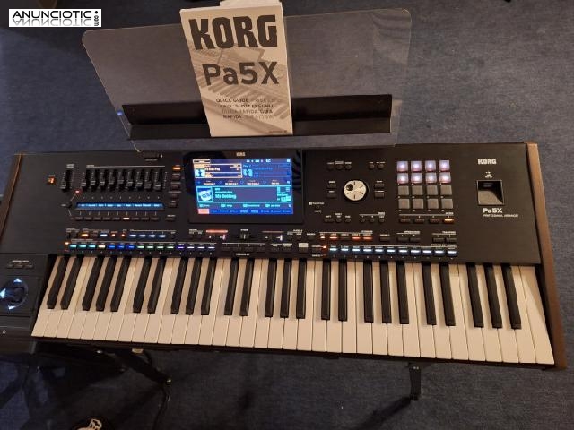 Korg Pa5X, Korg Pa4X, Korg Pa4X MG2, Korg NAUTILUS, Korg Pa1000 MG
