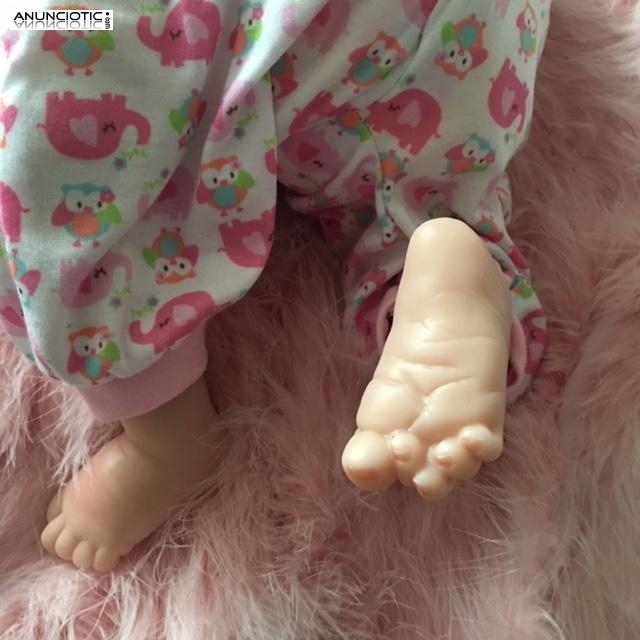 Mu&ntilde;eco reborn 55 cm 22 kg vinilo siliconado: vera