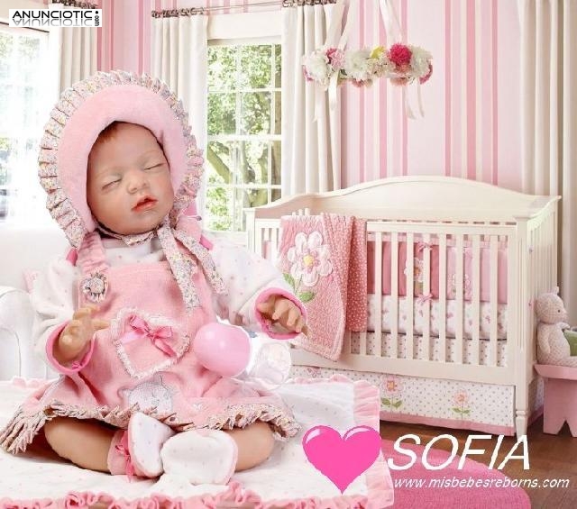 Sofia, bebe reborn en adopcion, contrareembolso