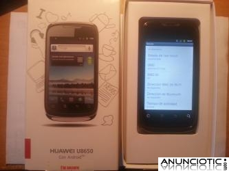 Vendo Huawei U8650 negro libre. Usado en perfecto estado