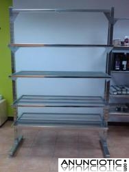 Estanterias met&aacute;licas