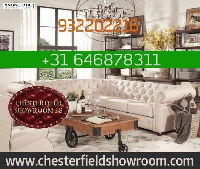 Sof&aacute; chester de cuero