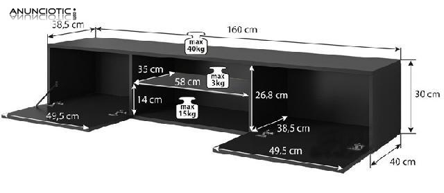 Mueble TV modelo Tibi (160 cm) Ref 3319