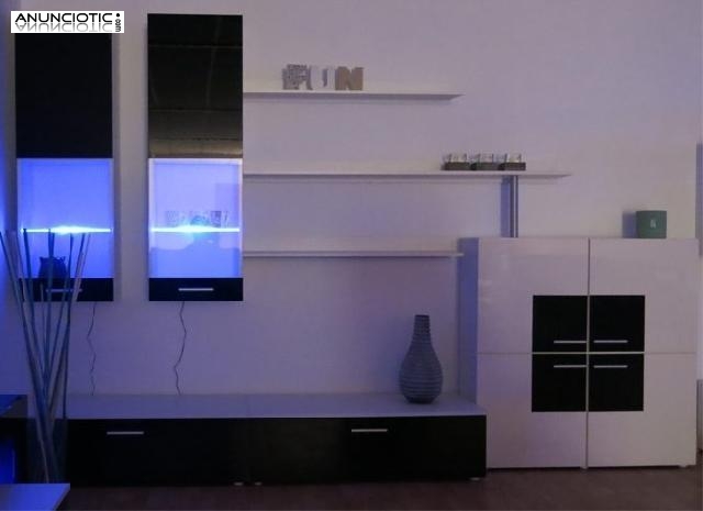 Mueble de sal&oacute;n Violeta blanco modelo 4