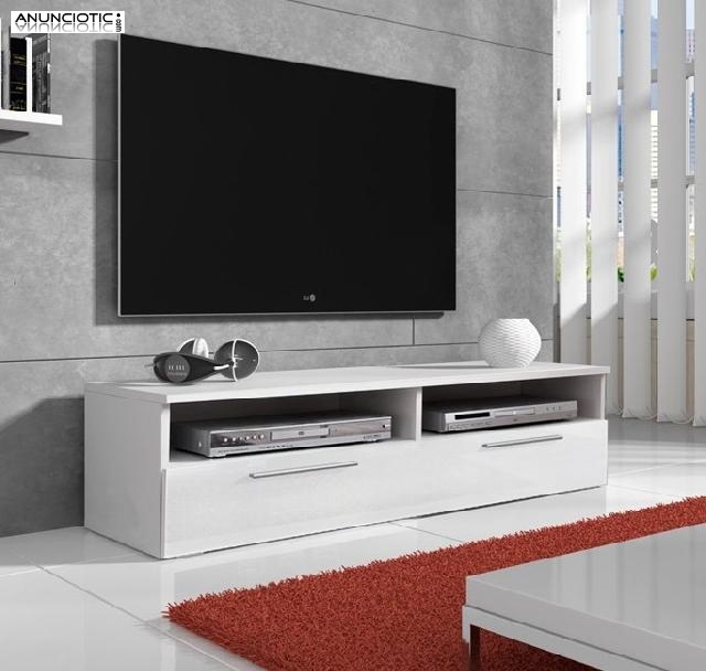 Mueble TV modelo Cozumel en blanco