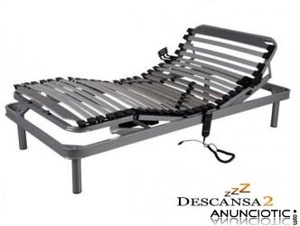 Cama el&eacute;ctrica con colch&oacute;n visco y almohada de REGALO.