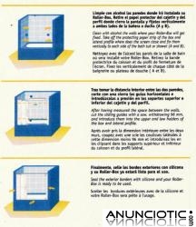 MAMPARA DE BA&Ntilde;O PARA BA&Ntilde;ERA ENROLLABLE! PRECIO ECON&Oacute;MICO!