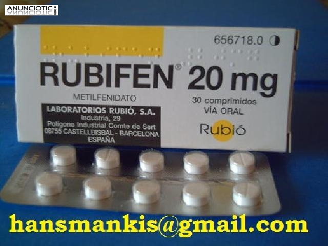 Rubifen 20 mg (30 comprimidos) a 18� la caja.