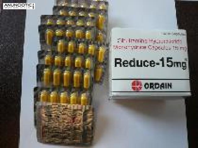 Reduce 15mg (Sibutramina Meridia) 30 C&aacute;psulas