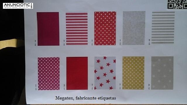 Etiqueta algod&oacute;n termoadhesiva para geri&aacute;tricos 