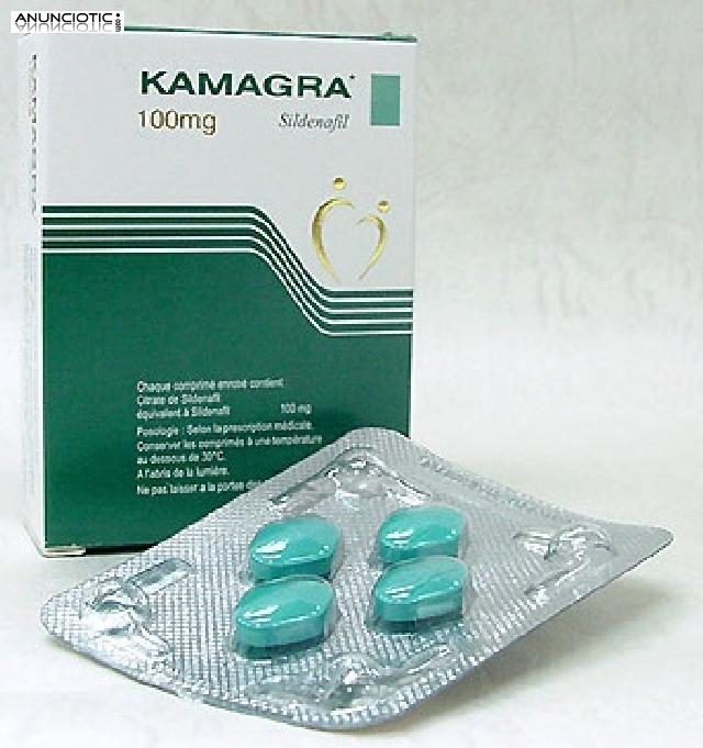 Kamagra Original y Viagra gen&eacute;rico 100 mg (Blueberry)