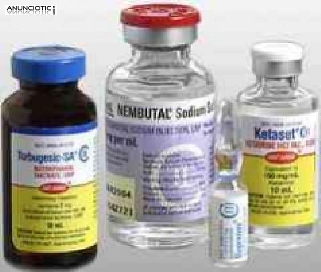 Polvo de Nembutal puro (Pentobarbital s&oacute;dico), c&aacute;psulas y soluci&oacute;n de inyec