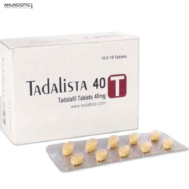  CIALIS 40 MG GEN&Eacute;RICO MUY POTENTE, 36 HORAS EFECTO