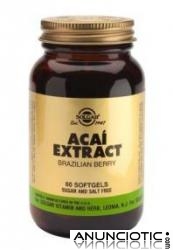 Solgar Aca&iacute; 60 c&aacute;psulas blandas