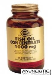 Solgar Aceite de Pescado concentrado 1000 mg 60 c&aacute;psulas blandas