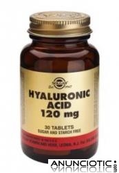 Solgar &Aacute;cido Hialur&oacute;nico Complex 120 mg 30 comprimidos