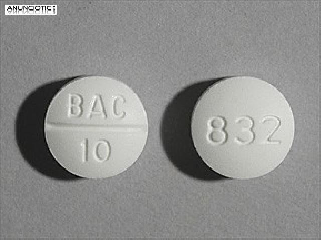 Baclofen 10 mg - Analg&eacute;tico