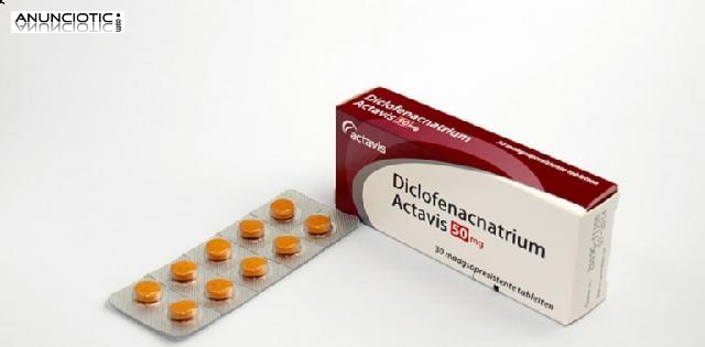 Diclofenac 50mg analg&eacute;tico sin receta