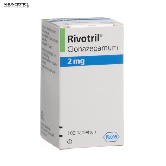 RIVOTRIL 2mg (clonazepam) sin receta