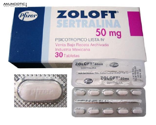 FLUOXETINA / Zoloft (Sertraline) - pastillas antidepresivas