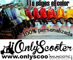 Vespa Primavera - 100% personalizada: t&uacute; eliges el color y extras (tenemos stock)