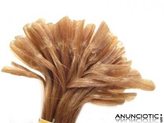 Vendo extensiones queratina pelo natural rizado a 0,75� c/u.50cm largo