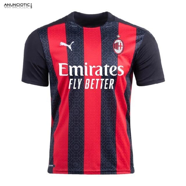 Camisetas futbol AC Milan replicas temporada 2020-2021