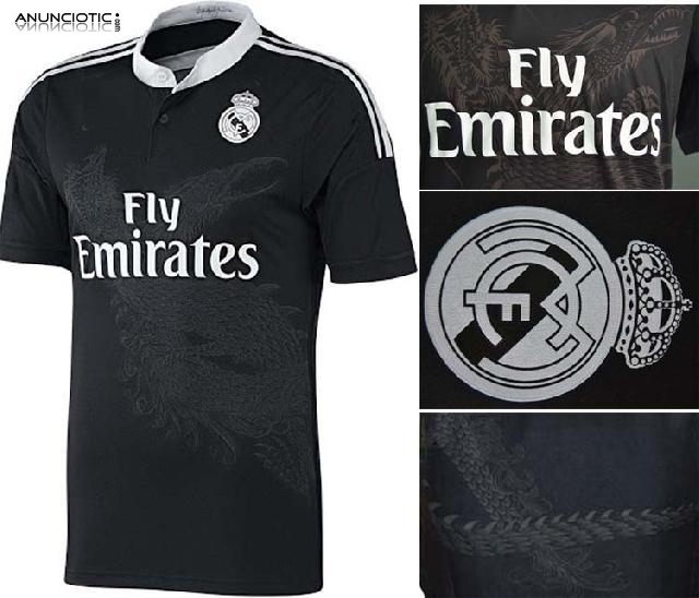 camiseta de f&uacute;tbol Tailandia Real Madrid 2014-15 3&ordf; Nergo