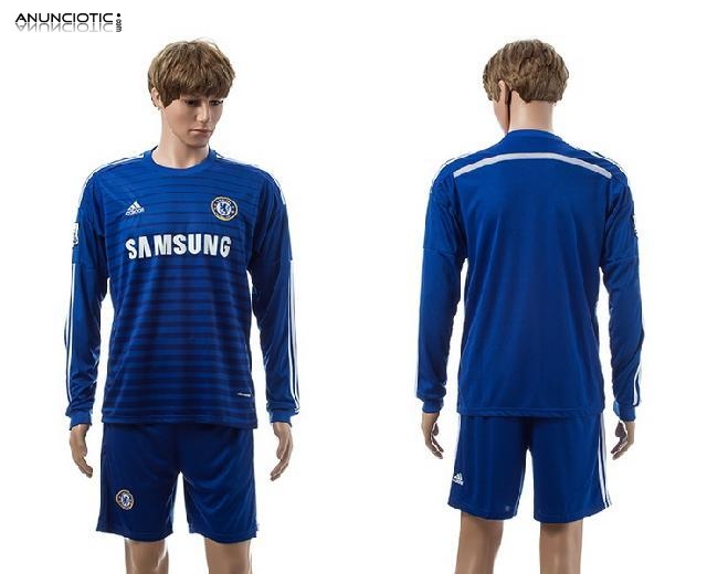 camisetas f&uacute;tbol baratas manga larga de FC Chelsea 2014/2015