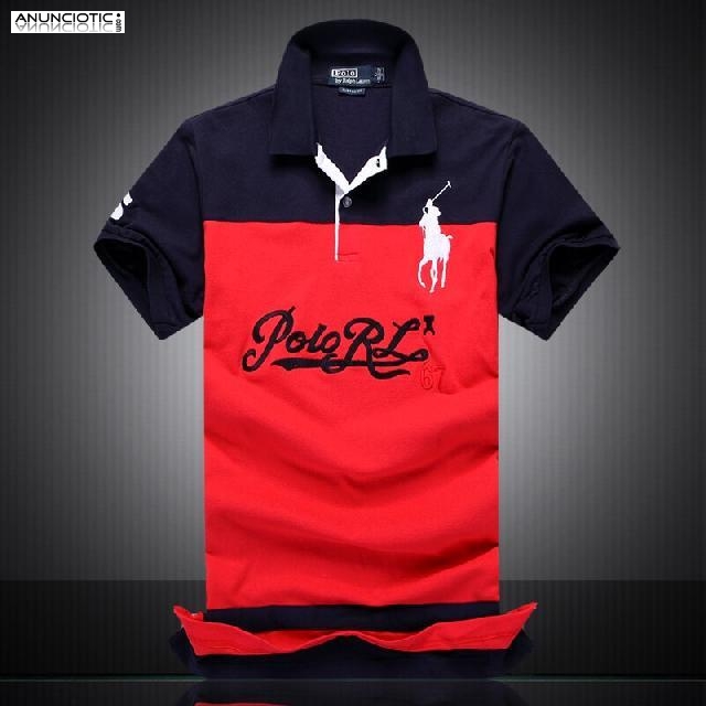 s&oacute;lo � 16 para Hollister.Franklin Marshall.Lacoste.polo t-shirt 
