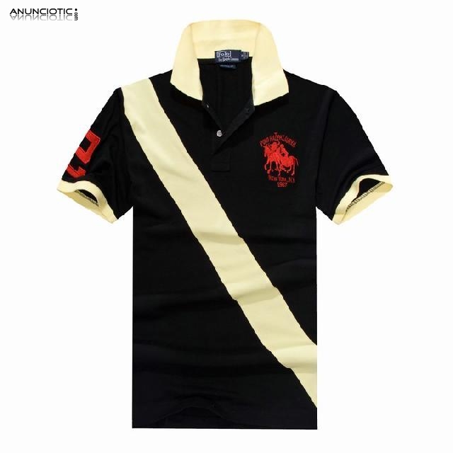s&oacute;lo � 16 para Hollister.Franklin Marshall.Lacoste.polo t-shirt 
