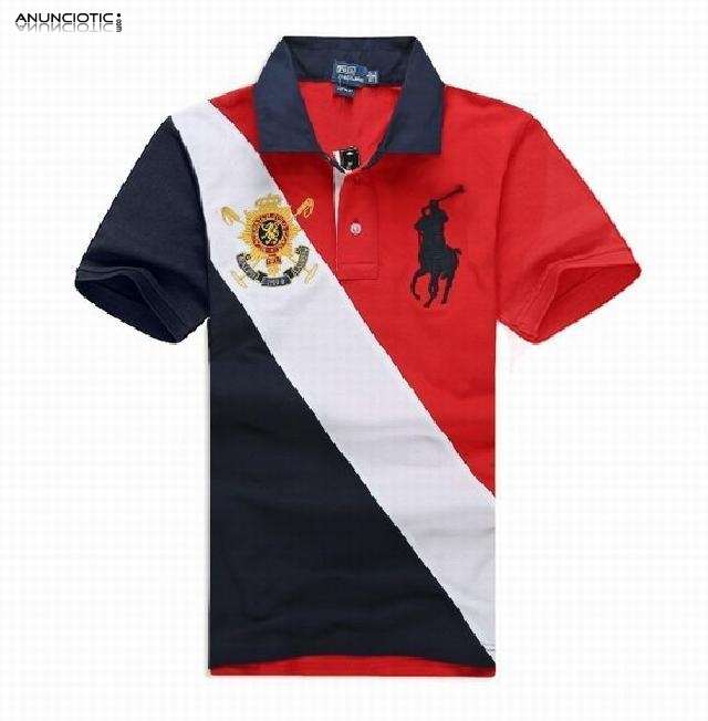 s&oacute;lo � 16 para Hollister.Franklin Marshall.Lacoste.polo t-shirt 
