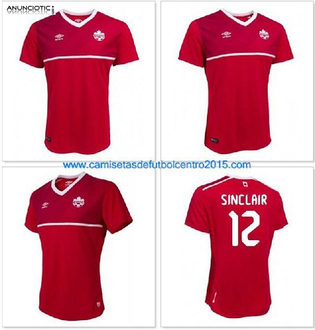 Nueva camiseta Canad&aacute; Primera 2015 - 2016 baratas