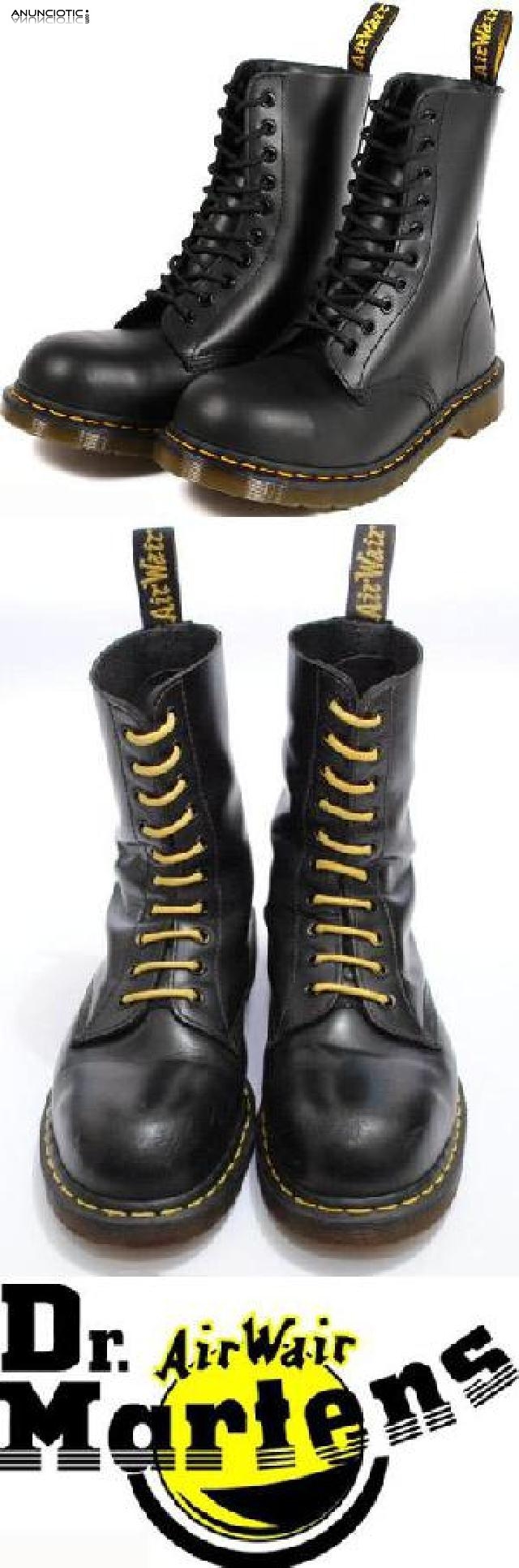 art&iacute;culo nuevo. Botas Dr. Martens con puntera hierro. Muchas tallas