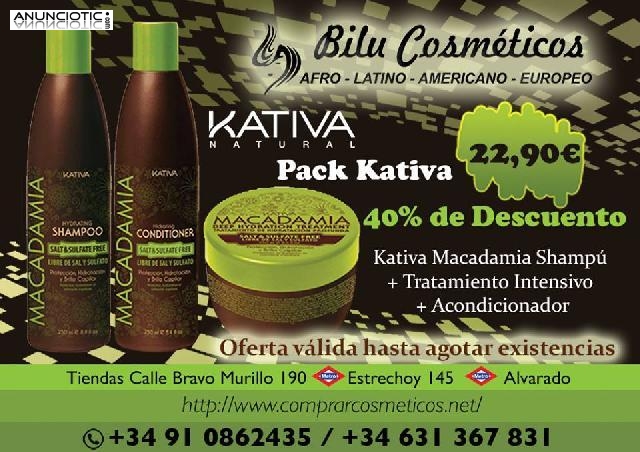 Promo Kativa Macadamia Por S&oacute;lo 22,90�