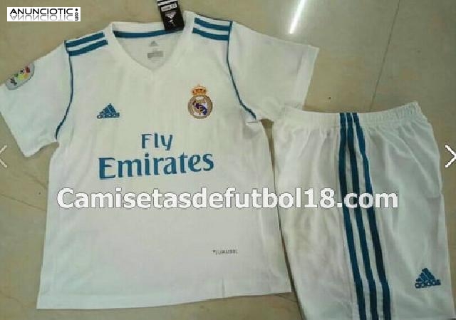 Camiseta Real Madrid primera 2017-18 ni&ntilde;os