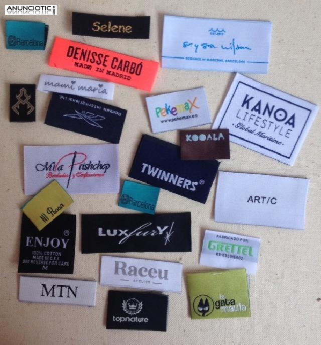 Etiquetas ropa personalizadas para ni&ntilde;os