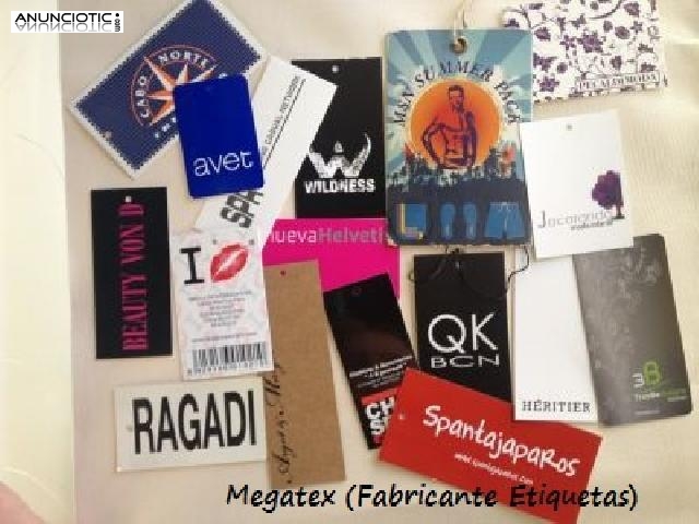 Etiqueta personalizada de cart&oacute;n 