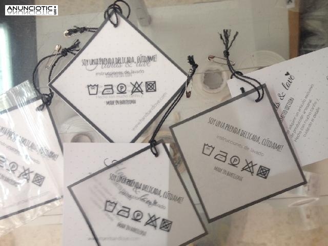 Etiqueta personalizada de cart&oacute;n 