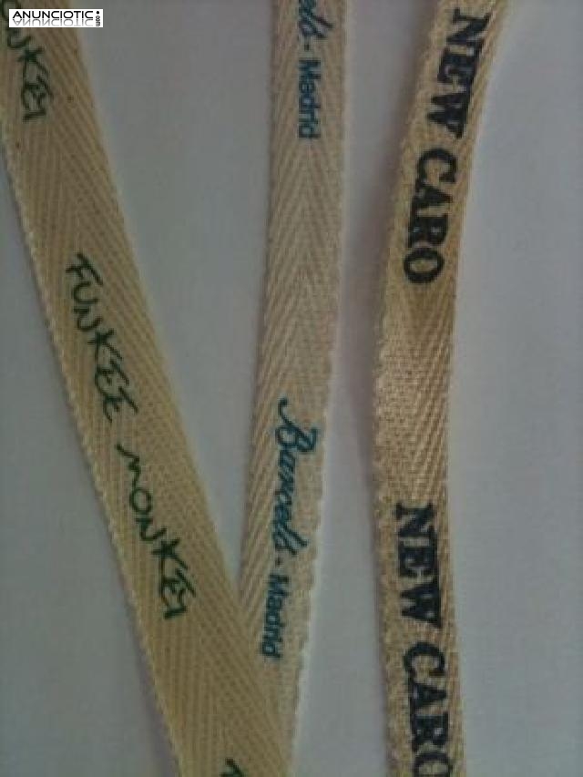 Cintas algod&oacute;n para pulseras