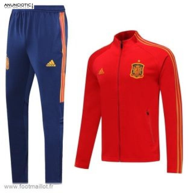 Vente Survetement foot Espagne Pas Cher 2018 - footmaillot