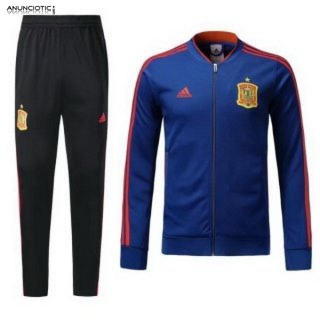 Vente Survetement foot Espagne Pas Cher 2018 - footmaillot