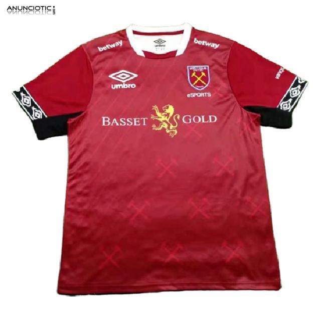 replicas camisetas West Ham tailandia 2020